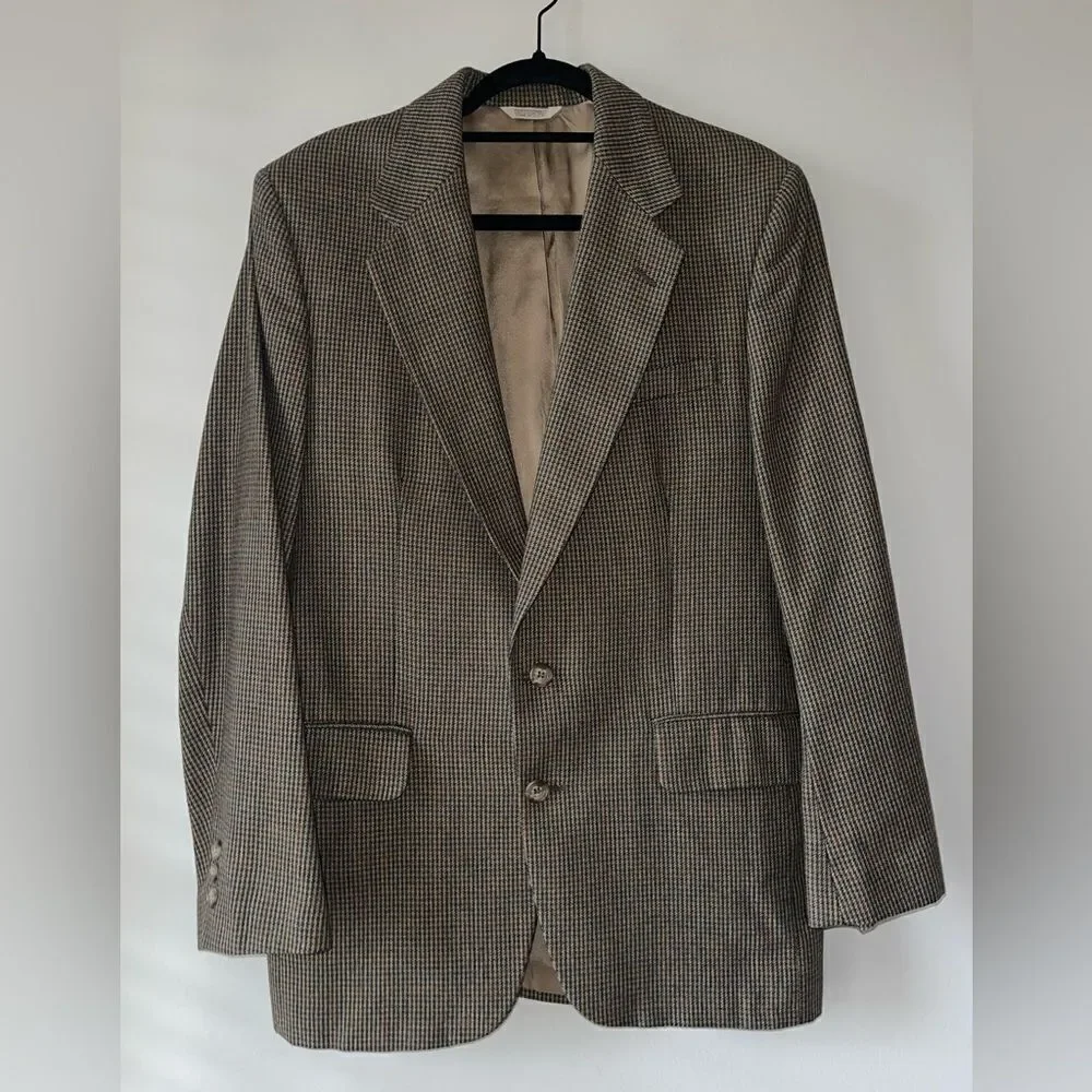 Savile Row Vintage Wool Blazer Size 40R